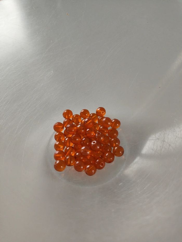 Perles orange 10 grammes