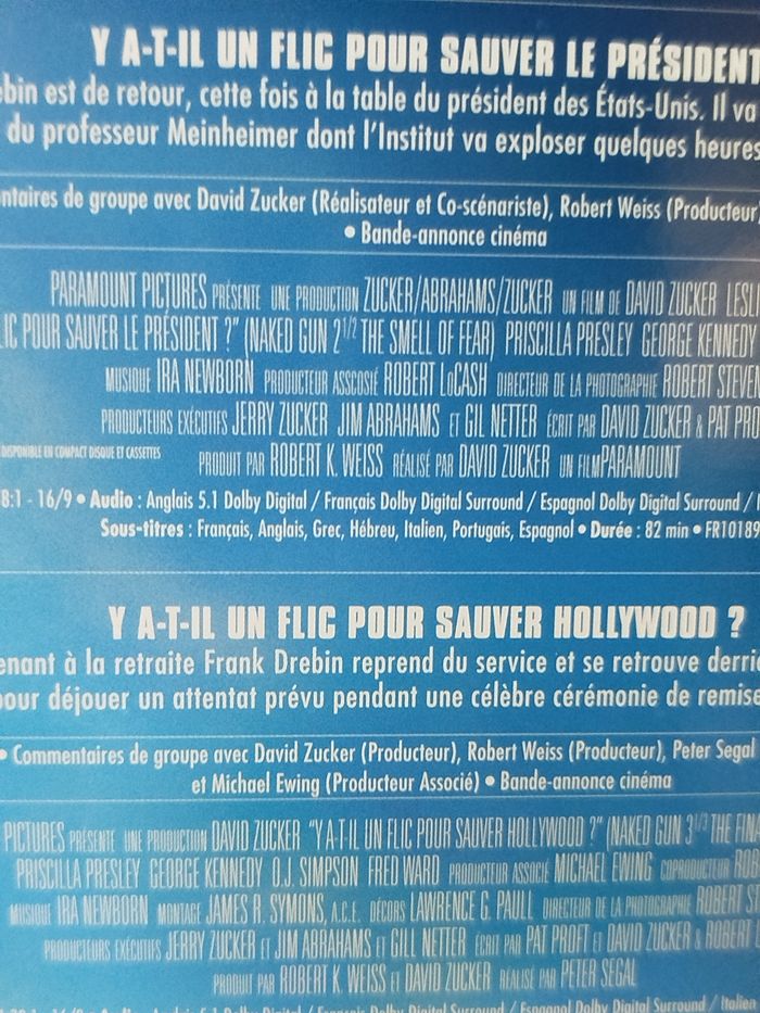 Y-a-t-il un flic ? La trilogie DVD (sous blister) - photo numéro 5