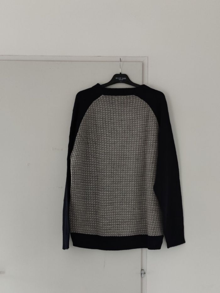 Pull homme gris & bleu marine – neuf avec étiquette – taille XXL marque U collection - photo numéro 2