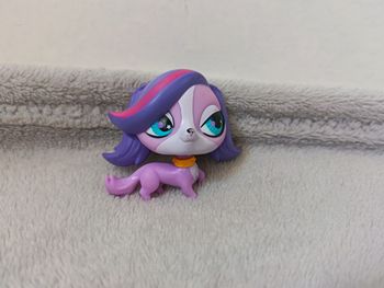 LPS Littlest Pet Shop Zoe Trent #2697 - Chien Violet Hasbro Officiel