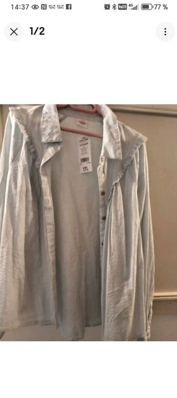 Chemise tape à l'œil fille