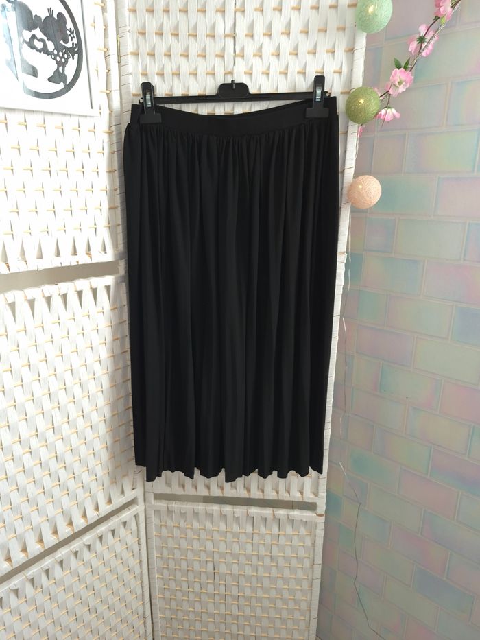 🖤jolie jupe plissée noire Inextenso femme TL / 40 État Nickel