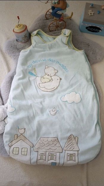 Gigoteuse bleu ciel 6-12 mois