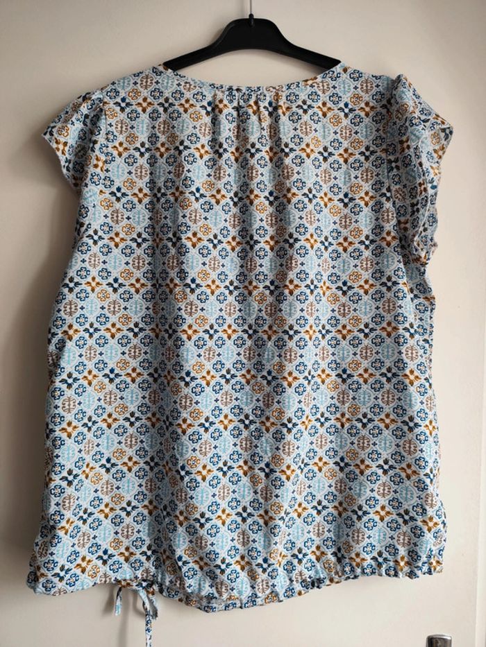 Blouse blanche et multicolore taille 48 Blancheporte - photo numéro 2