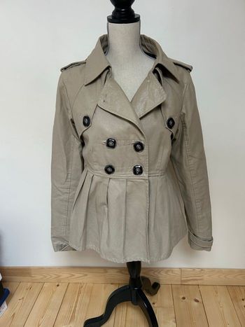 Veste trench court beige VILA - taille L/40