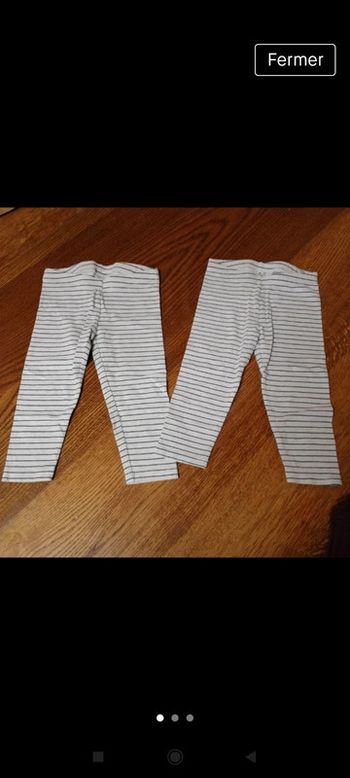 🌺Lot de deux leggings pantacourts 4 ans🌺