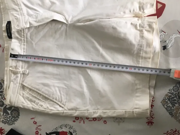 Short blanc cassé Massimo Dutti T.36 - photo numéro 9