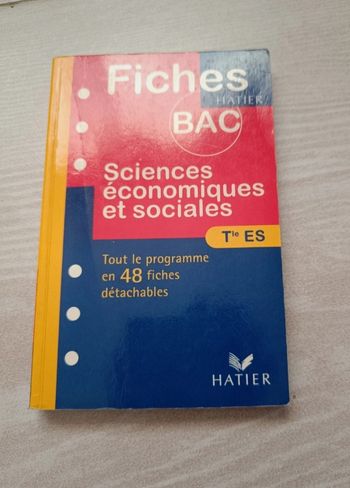 Fiches bac  Sciences économiques et sociales