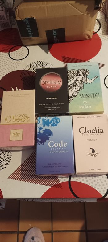 Lot de 5 eaux de toilettes femme