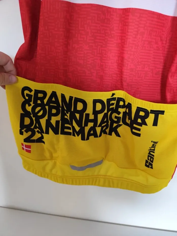 Maillot de Cyclisme Santini Tour de France 2022 Copenhagen - photo numéro 4