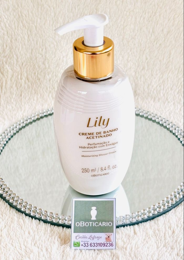 Kit Lily N°5 Crème bain + Gel + Eau de parfum, OBoticário  féminin - photo numéro 8