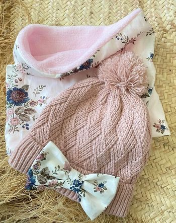 4/5 ans - Ensemble bonnet snood liberty sussex