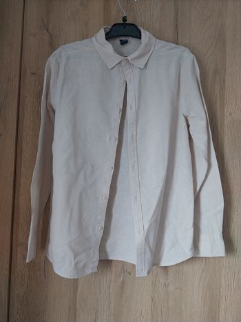 Chemise beige 12 ans kiabi en chanvre