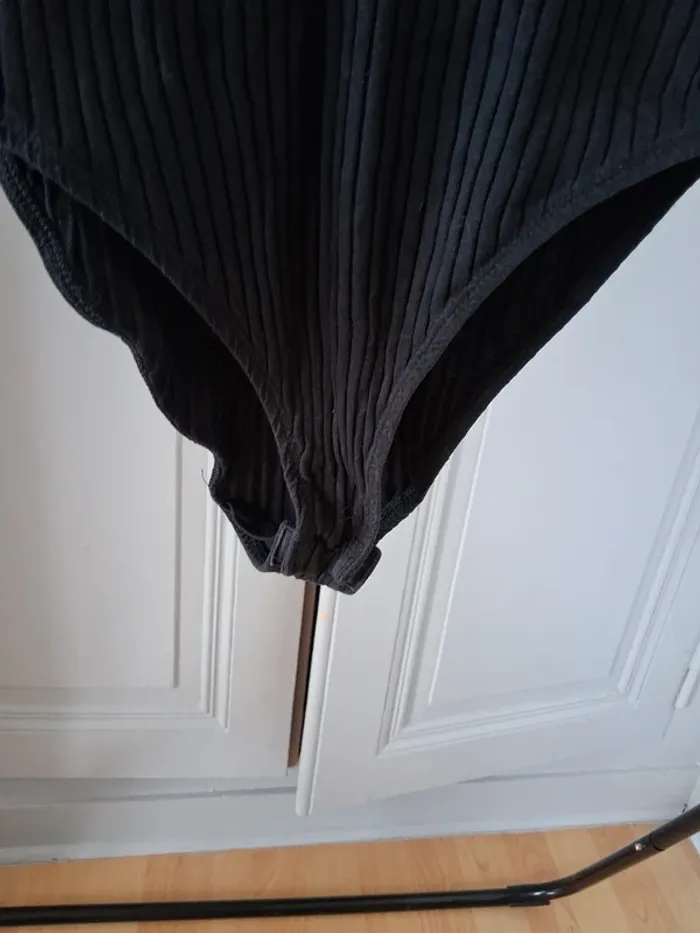 Bodie noir côtelé - Jennyfer - S - photo numéro 3