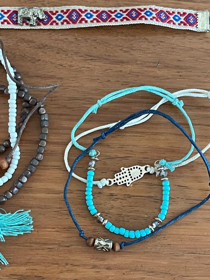 Ensemble de bracelets ethniques - photo numéro 3