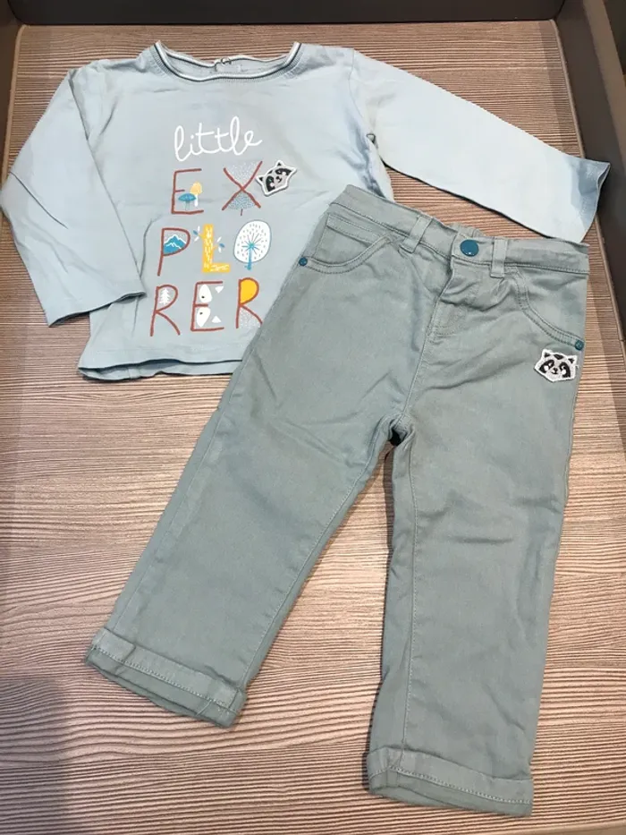 🦊 3 pièces garçon 18 mois Mots d'enfants 🦊 - photo numéro 3