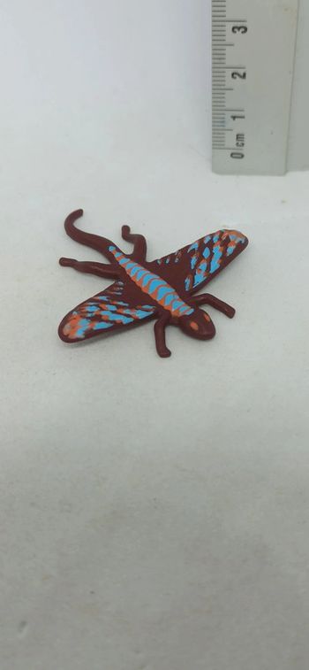 Insecte lézard marron playmobil