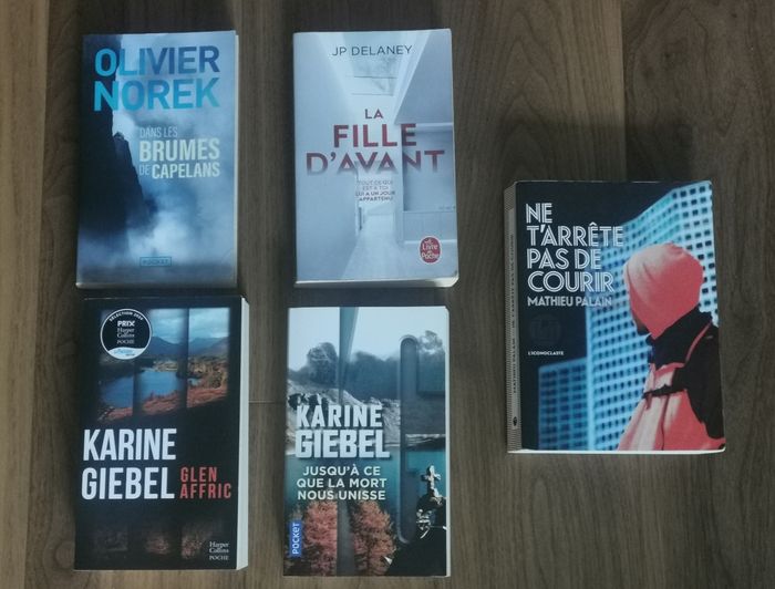 Karine Giebel, Olivier Norek, Mathieu Palain, JP  Delaunay