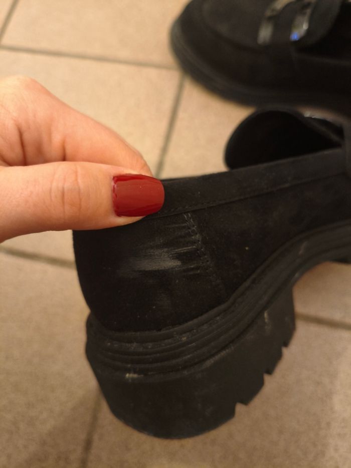 Paire de mocassin noirs femme - taille 38 - photo numéro 2