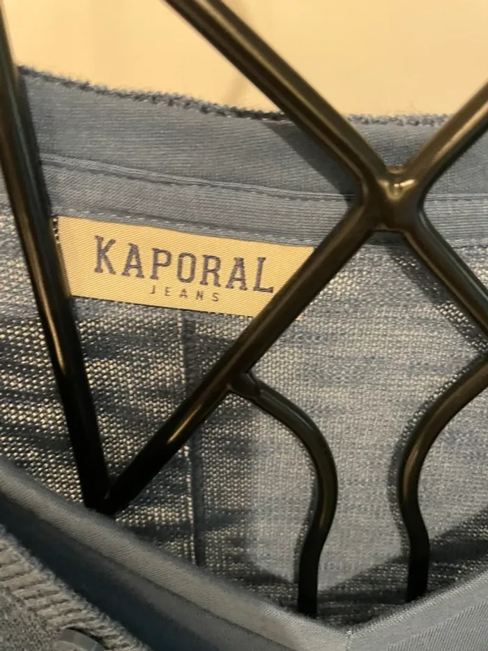 Pull homme Kaporal taille 44 - XXL coton et lin en très bon état - photo numéro 3