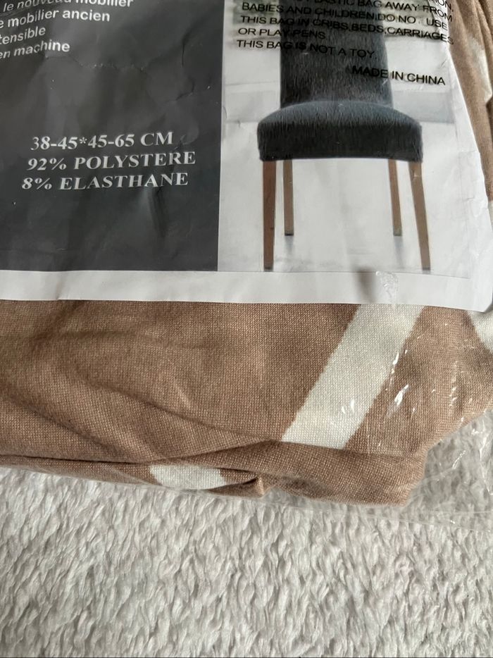 Housse de chaise extensible Neuf - photo numéro 4