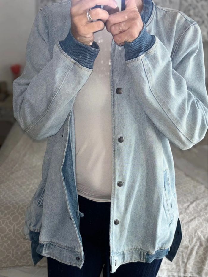 Veste en jeans oversize Zara