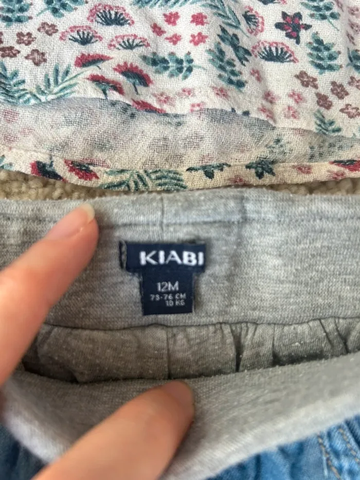 Lot tenue demie saison bébé fille - 12 mois - boutchou et kiabi - photo numéro 2