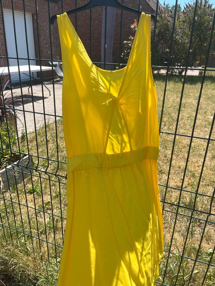 Robe dos nu Gémo 12 ans jaune - photo numéro 3
