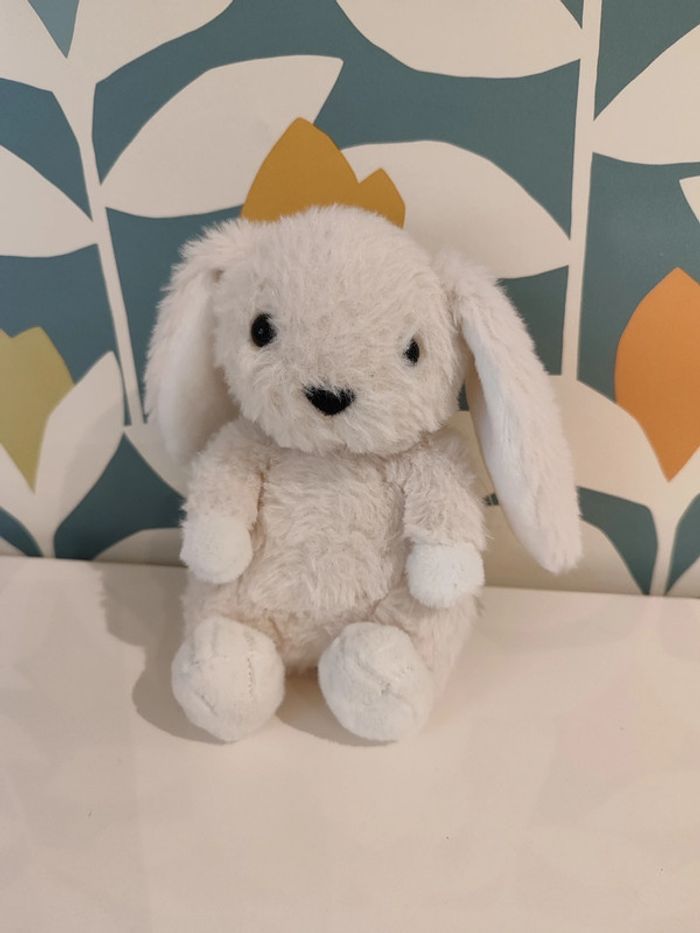 Peluche doudou lapin jemini