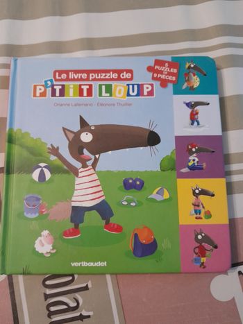 Livre puzzle p'tit loup 