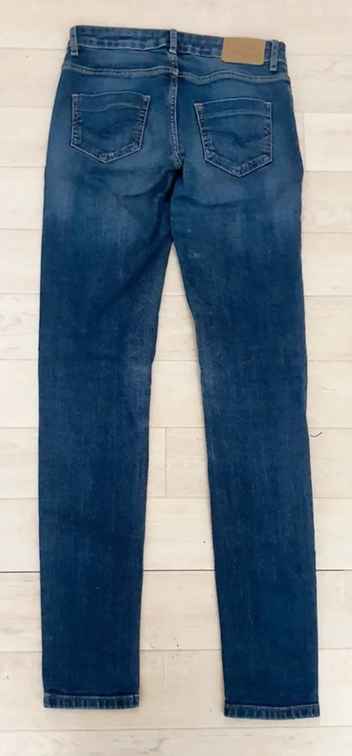 Jean bleu Slim Zara 34 - photo numéro 2