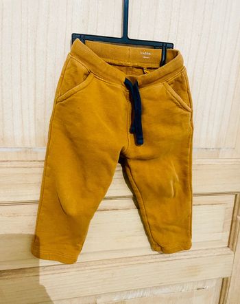 Jogging moutarde avec cordon à la taille 81 cm