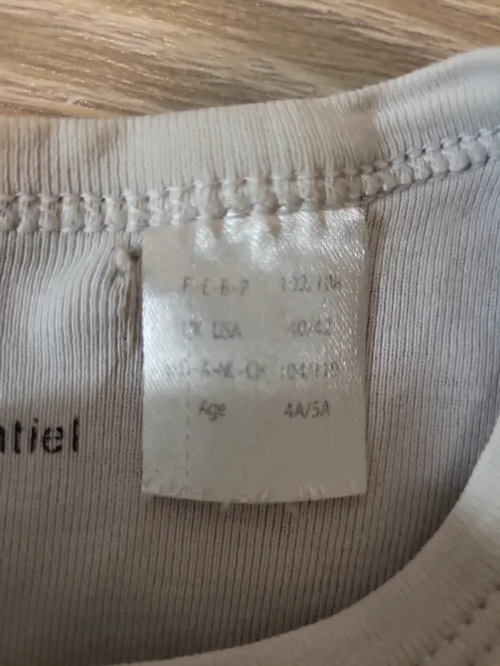 Lot maillots de corps 4 ans - photo numéro 3