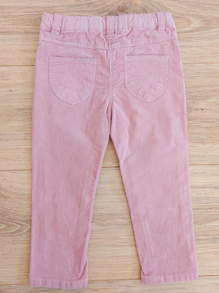 Pantalon rose en velours Creeks 24 mois - photo numéro 4