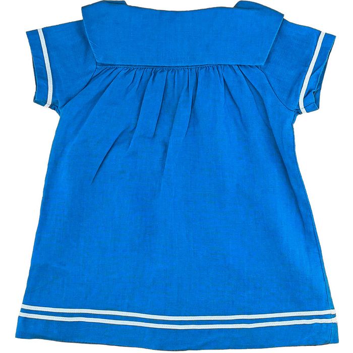 Robe à manches courtes 6 mois en lin et coton Jacadi - photo numéro 2