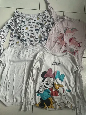 Lot tee shirts manches longues