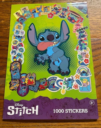 Livre 1000 stickers Disney Stitch A4 20 feuilles neuf