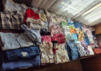 Lot vêtement bébé 0/9 mois 65 pièces
