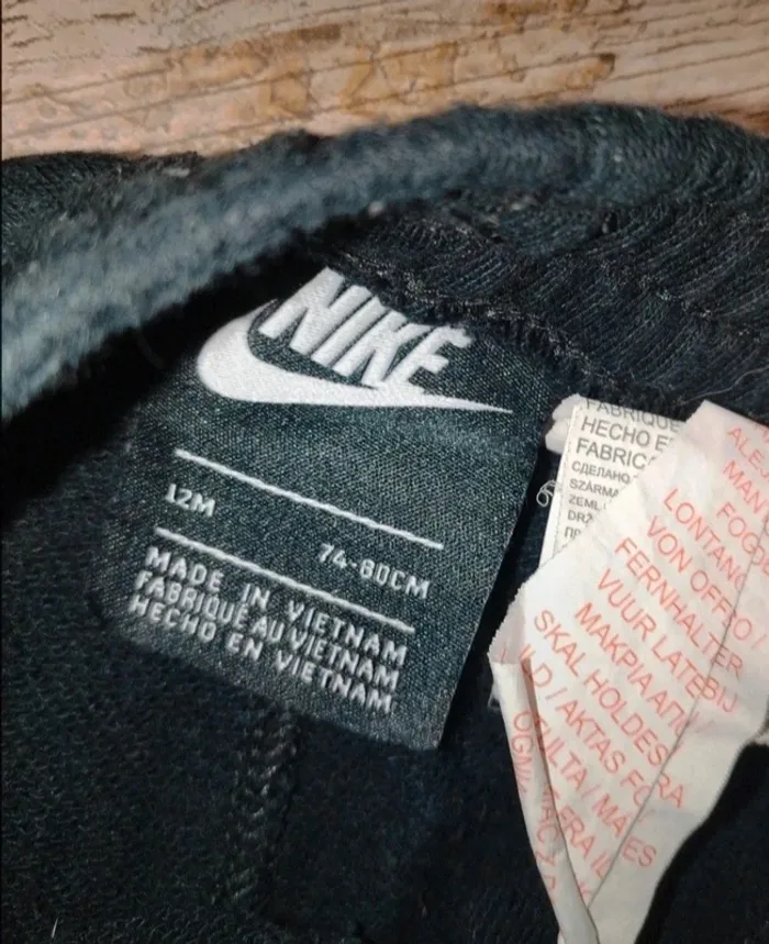 Survêtement coton Nike garçon 12 mois - photo numéro 6