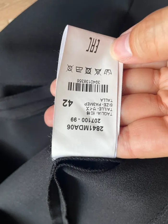 Robe noire vintage MSGM Milano T.42 - photo numéro 8