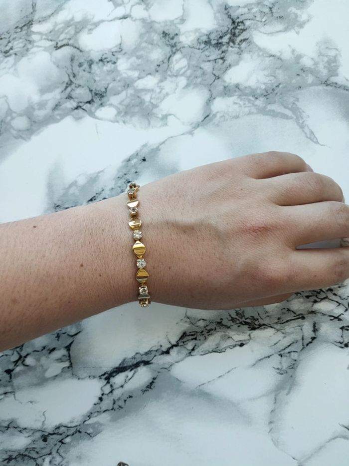 Bracelet vintage doré