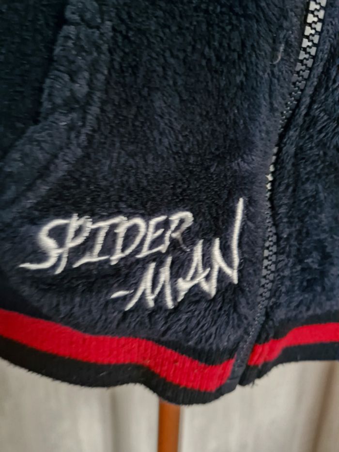 Gilet zippé enfant garçon 4 ans Spiderman Marvel - photo numéro 3