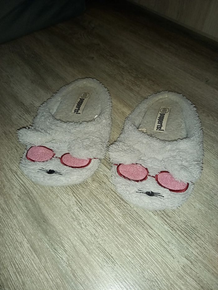 chausson gris souris pepperts! taille 30/31