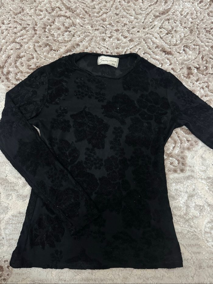 Haut noir vintage