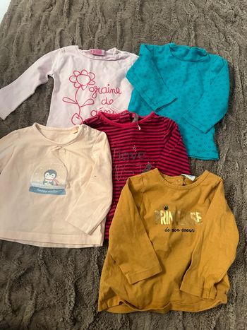 Lot 5 tee shirt 12m