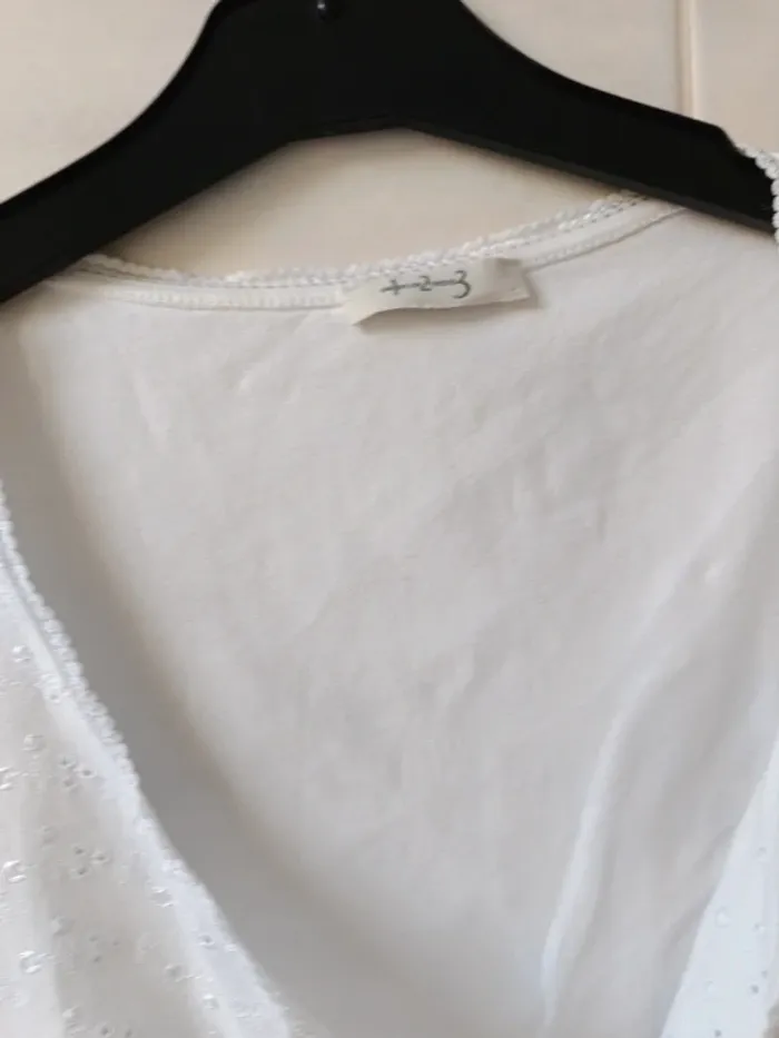 T-shirt blouse marque 123 coton - photo numéro 4
