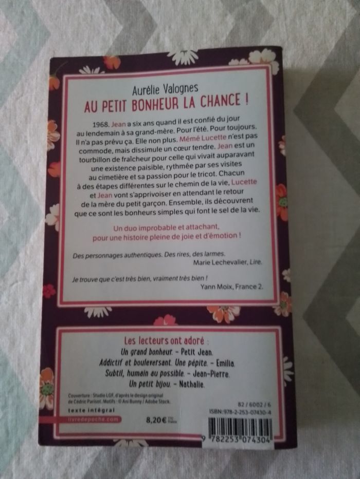Livre de poche Au petit bonheur la chance ! - photo numéro 2