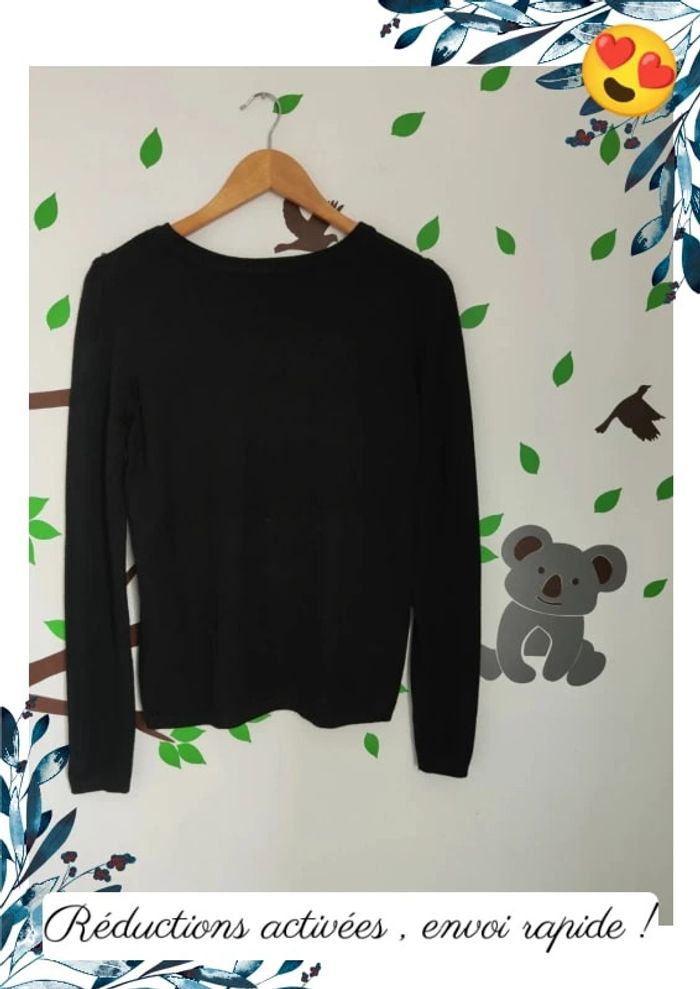 Pull noir femme - photo numéro 3
