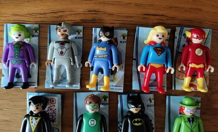 Lot de 9 Figurines Playmobil DC Comics - photo numéro 2
