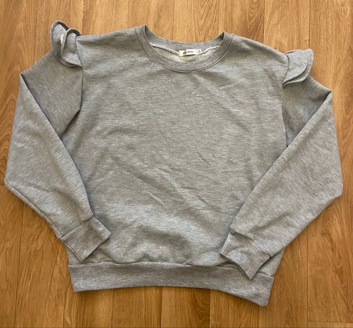 Sweat gris à volants S/M - photo numéro 3